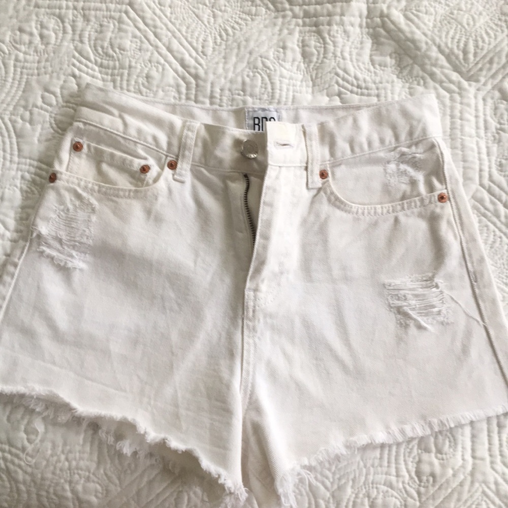 BDG brand white shorts